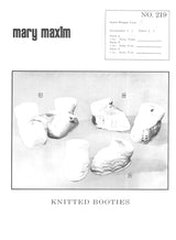 Modèle de bottines tricotées