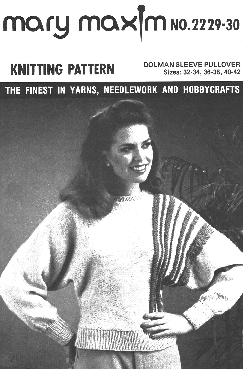 Modèle de pull à manches dolman