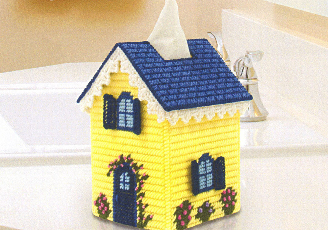 Cottage Tissue Box Cover Pattern