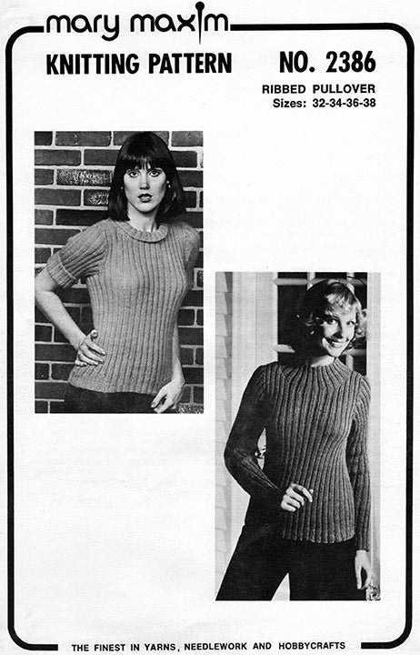 Ribbed Pullover Pattern