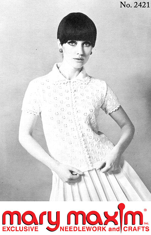 Lisa Alexander Patterns Lisa Sweater Pattern – Mary Maxim Ltd
