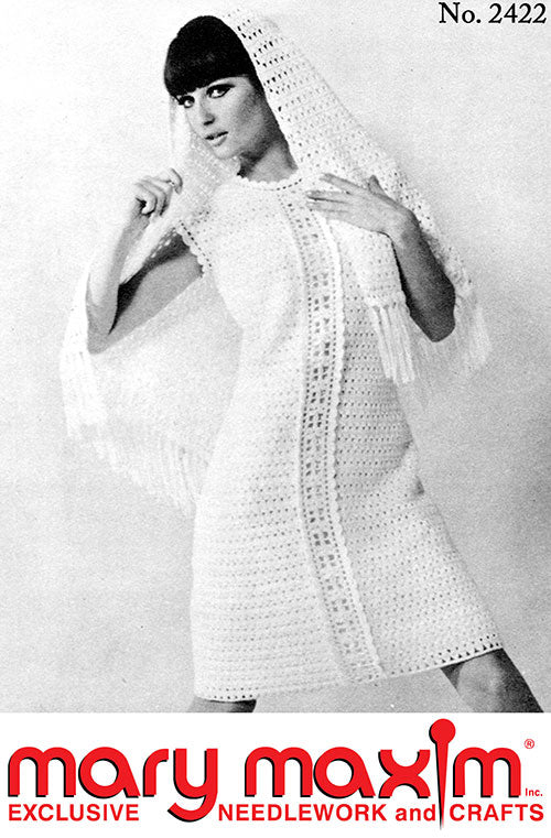 Crochet Dress and Stole Pattern – Mary Maxim Ltd