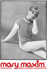 Modèle de pull à col polo