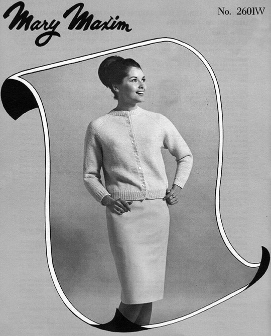 Ladies' Worsted Weight Cardigan Pattern