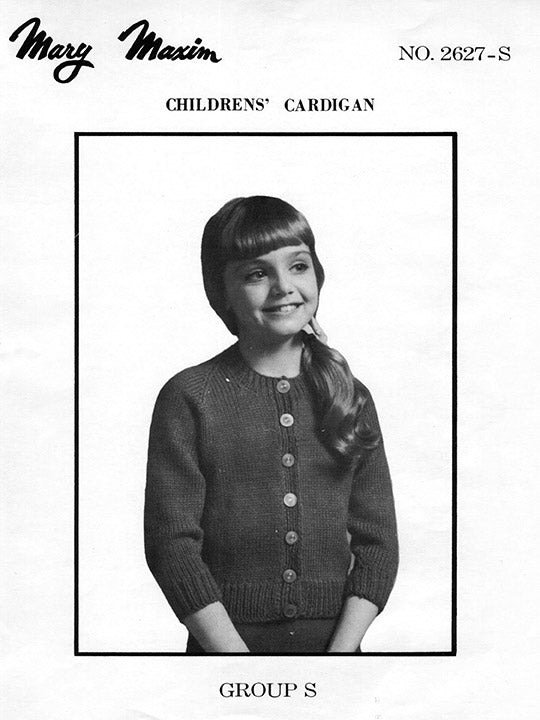 Children's Cardigan 8-12 Pattern