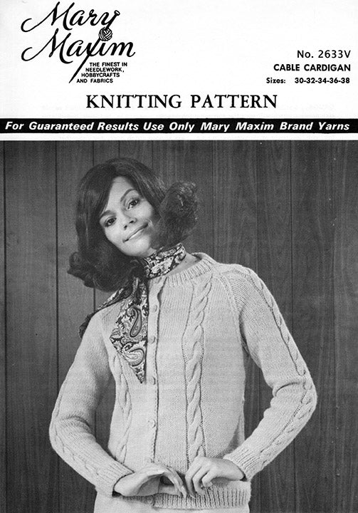 Modèle de cardigan torsadé