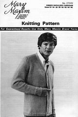 Ribbed Shoulder Cardigan Pattern