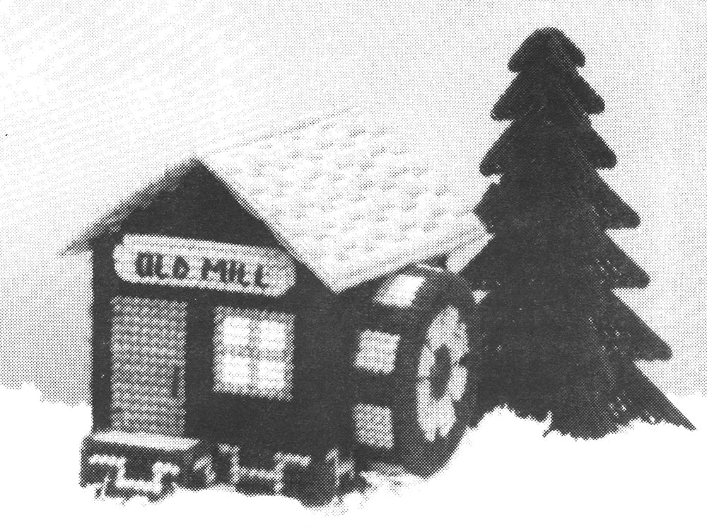 Old Mill - Plastic Canvas Pattern