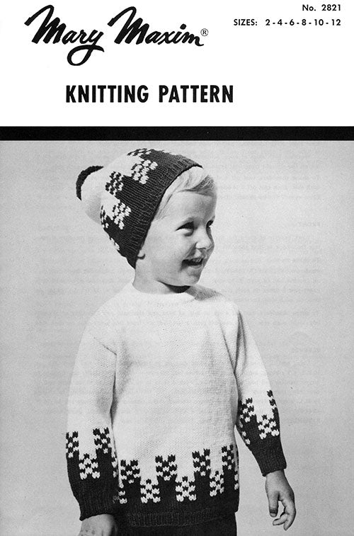 Child's Pullover and Toque Pattern