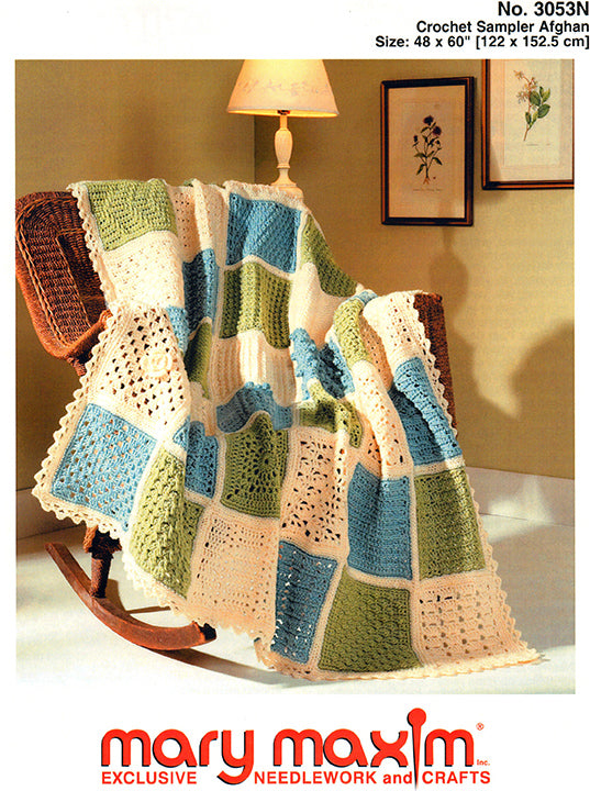 Crochet Sampler Afghan Pattern