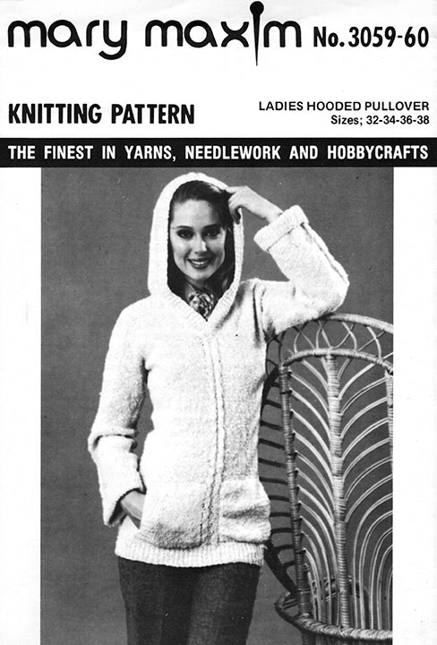 Ladies Hooded Pullover Pattern
