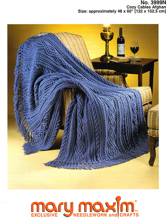 Cozy Cables Afghan Pattern
