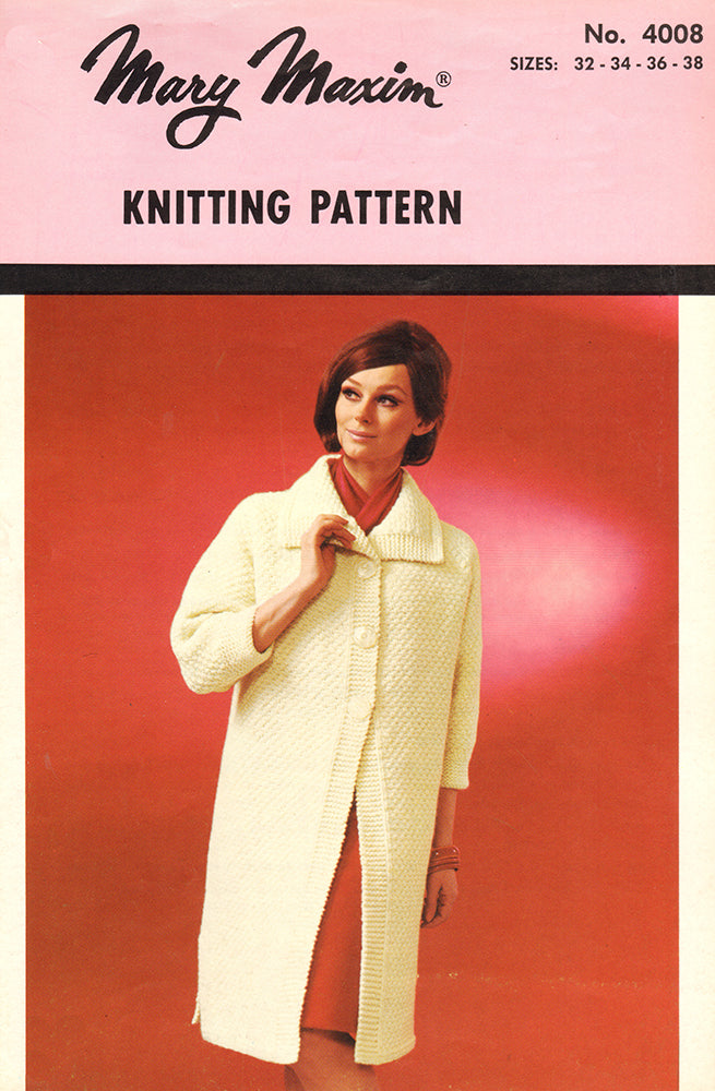 Lovely Knitted Dress Coat Pattern