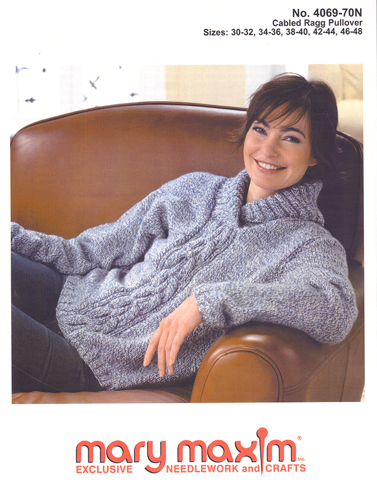 Modèle de pull Ragg câblé