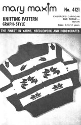 Patron de cardigan et tuque indien pour enfants