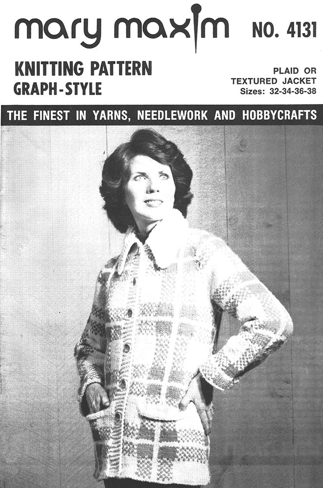 Plaid or Textured Jacket Pattern