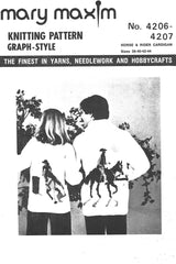 Patron de cardigan cheval et cavalier