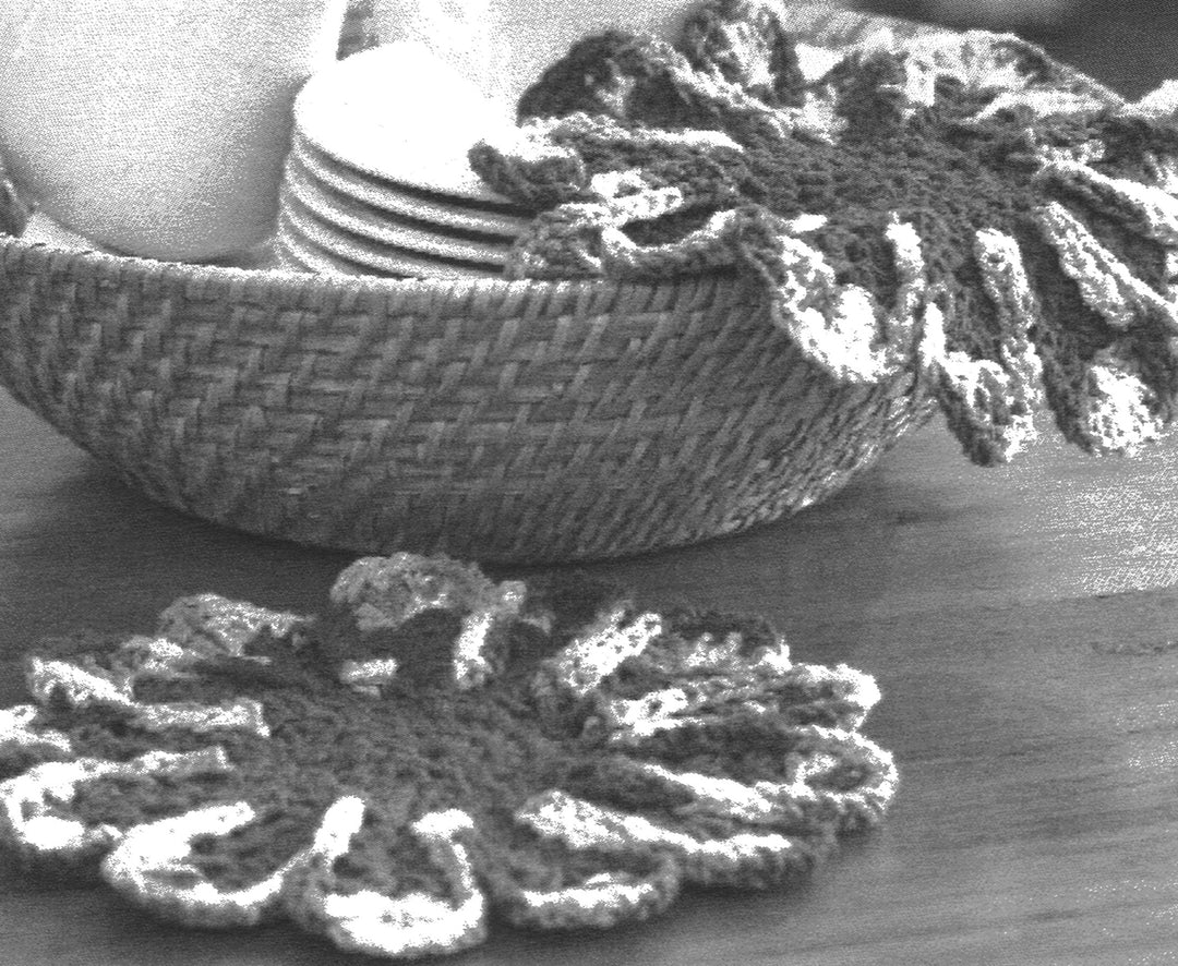 Chrysanthemum Dishcloth Pattern