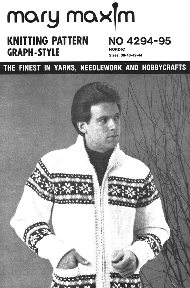 Nordic Zip-Up Cardigan Pattern