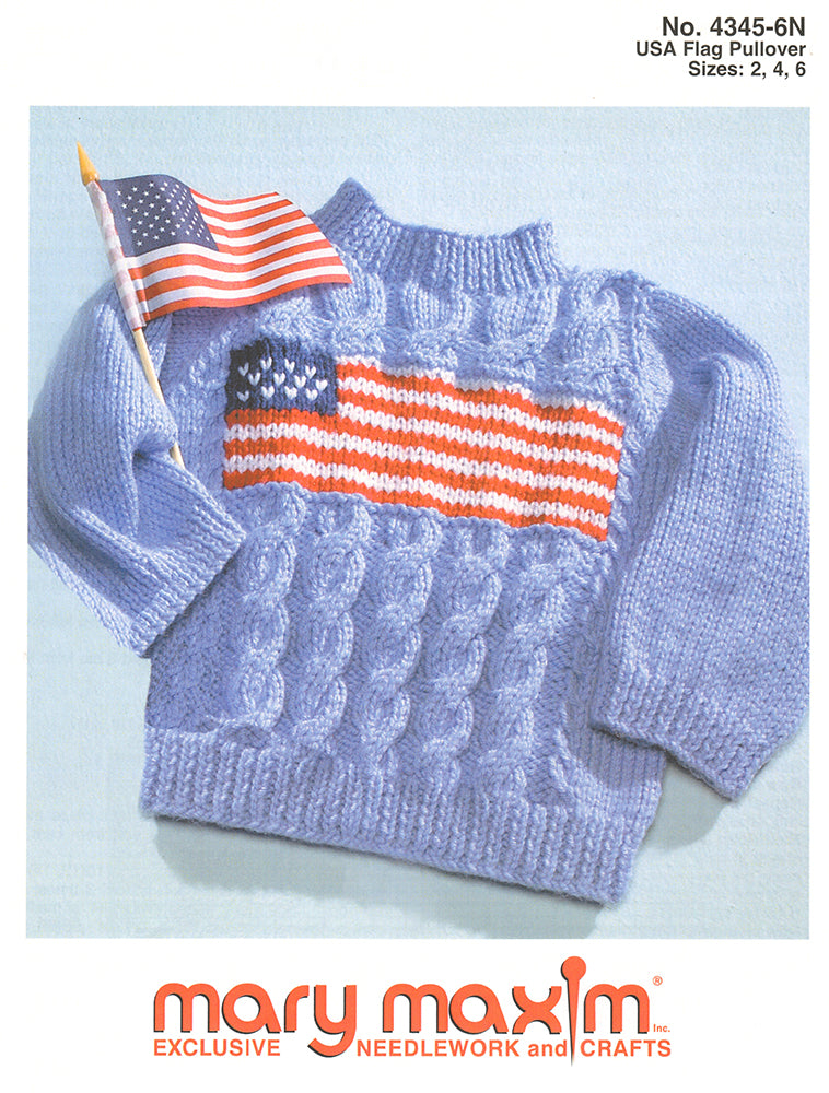USA Flag Pullover Pattern