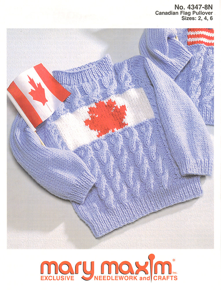 Canadian Flag Pullover Pattern