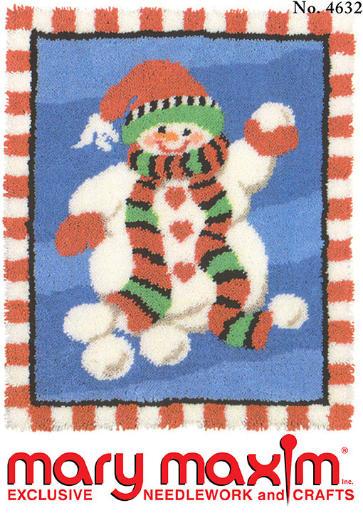 Snuggly Snowman Rug Pattern