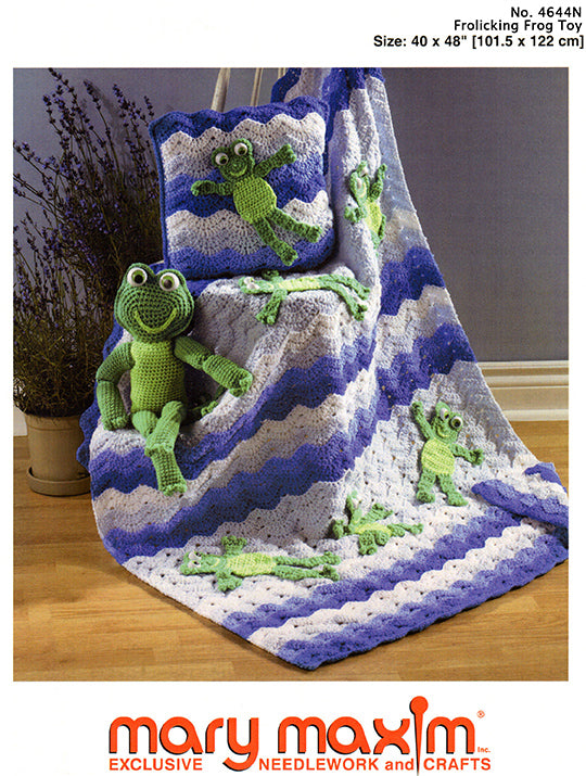 Frolicking Frog Toy Pattern