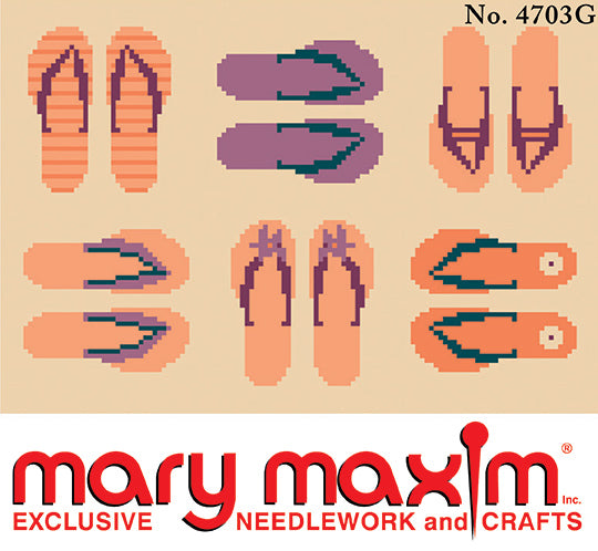 Flip Flops Rug Pattern