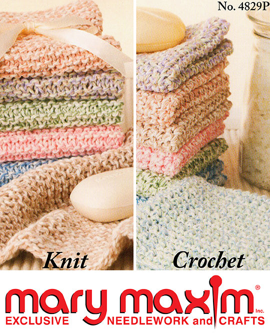 Free Twisted Washcloths Pattern