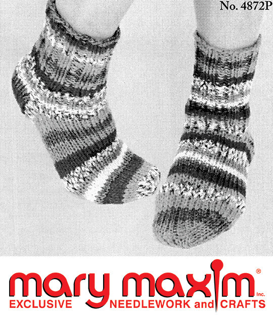 Free Knit Dorm Socks Pattern