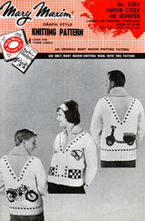 Ladies' or Youth Motorcycle or Scooter Cardigan Pattern