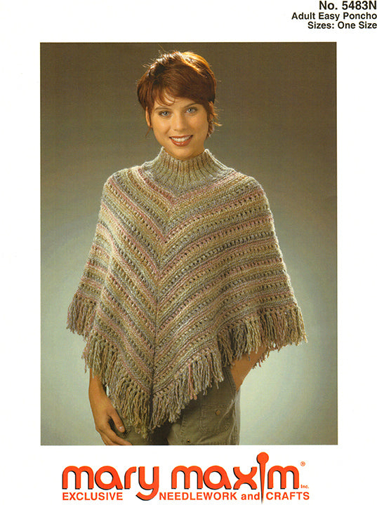 Free Adult Easy Poncho Pattern
