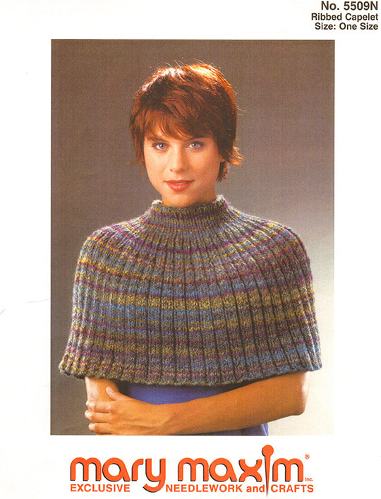 Ribbed Capelet Pattern