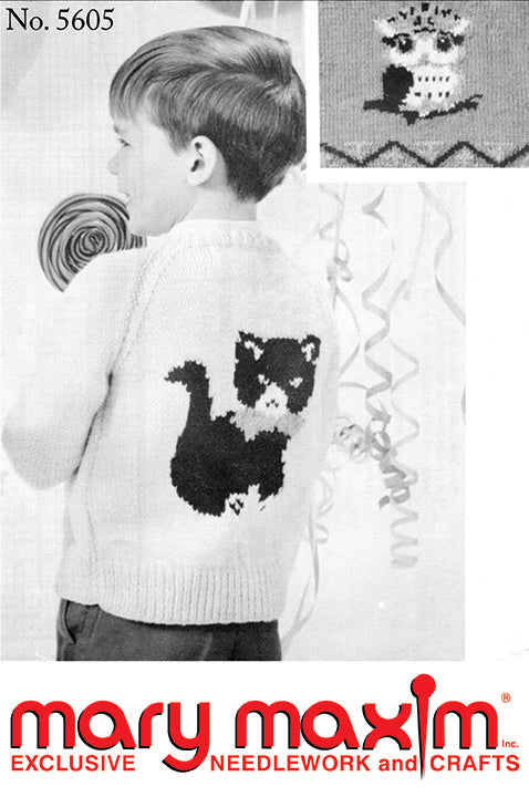 Owl Cardigan Pattern
