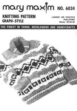 Ladies' or Youth's Pullover Pattern