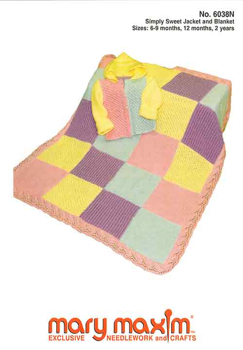 Simply Sweet Jacket and Blanket Pattern
