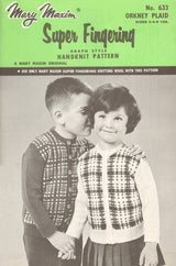 Modèle de cardigan à carreaux des Orcades