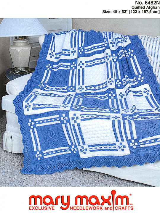 Modèle afghan matelassé