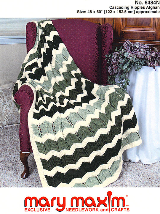 Cascading Ripples Afghan Pattern
