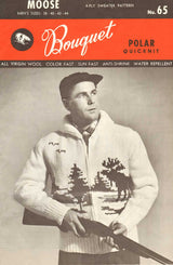 Men's Moose Sweater Pattern