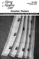 Modèle Afghan Rosebud Bébé - Crochet