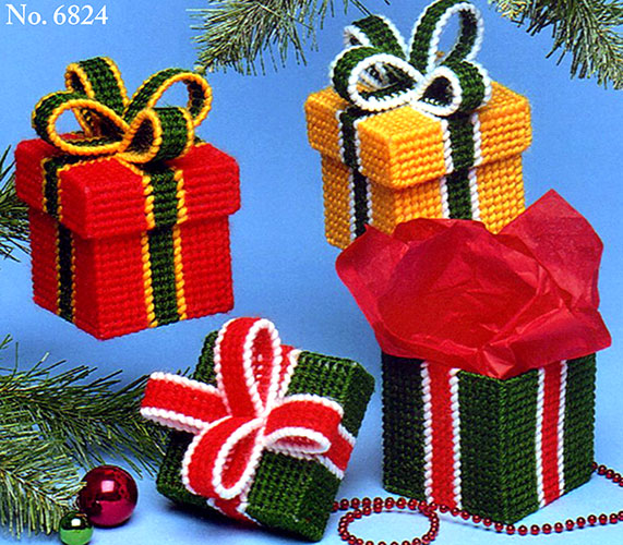 Gift Package Ornaments Pattern