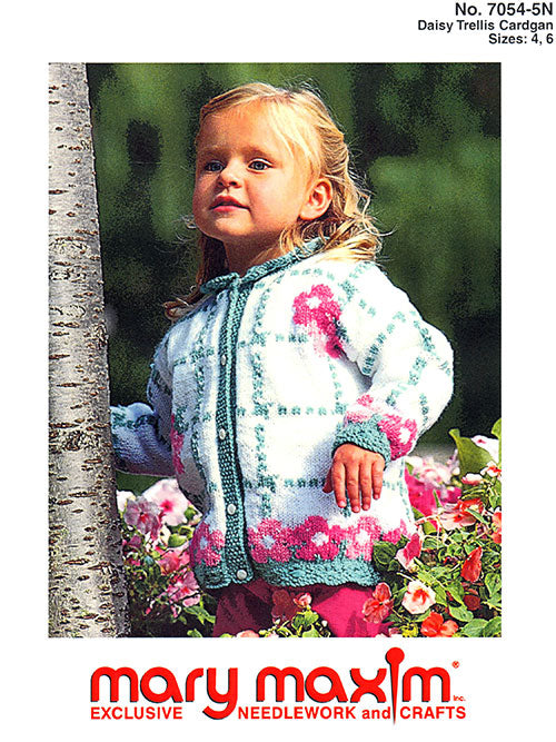 Modèle de cardigan en treillis Daisy