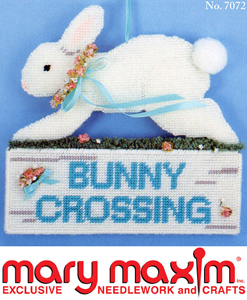 Bunny Crossing Sign Pattern