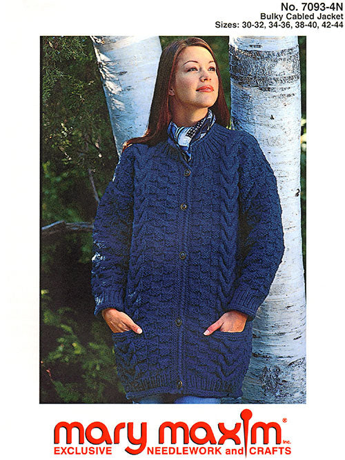 Bulky Cabled Jacket Pattern