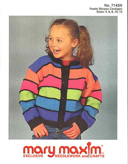 Pastel Stripes Cardigan Pattern