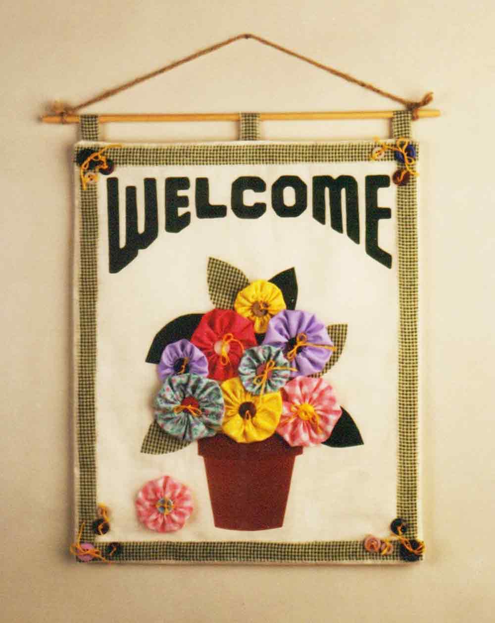Welcome Wall Hanging Pattern