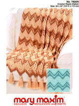 Modèle afghan d’ondulation au crochet