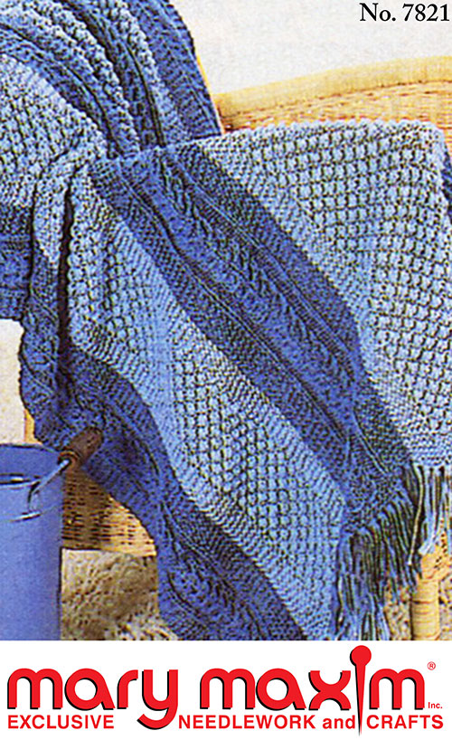 Free Clusters and Cables Afghan Pattern
