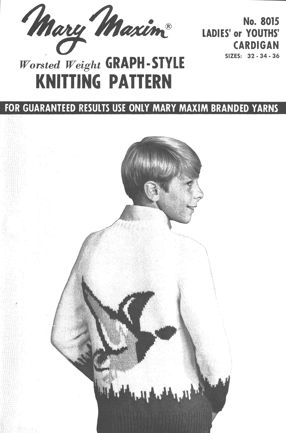 Ladies' or Youth's Cardigan Pattern